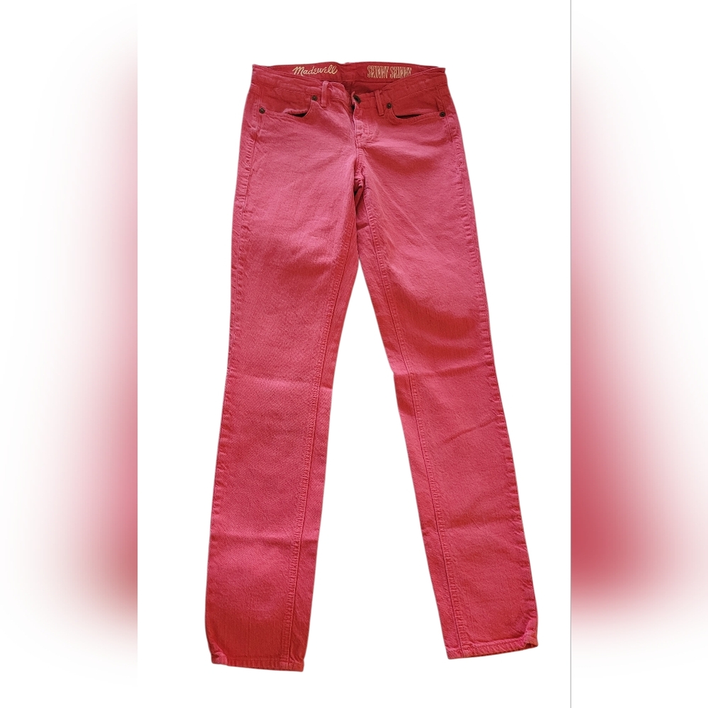 MADEWELL CORAL STRETCH SKINNY JEANS - Picture 3 of 7